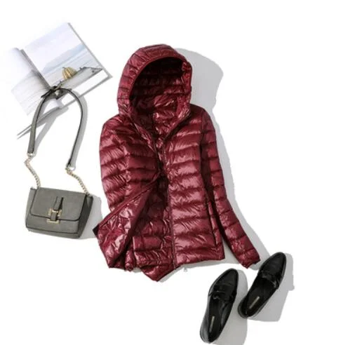 2020 New Spring Down jacket Women 90% White Duck Down Coat Ultra Light Warm Coat Female Portable Plus Size Down Jacket Winter