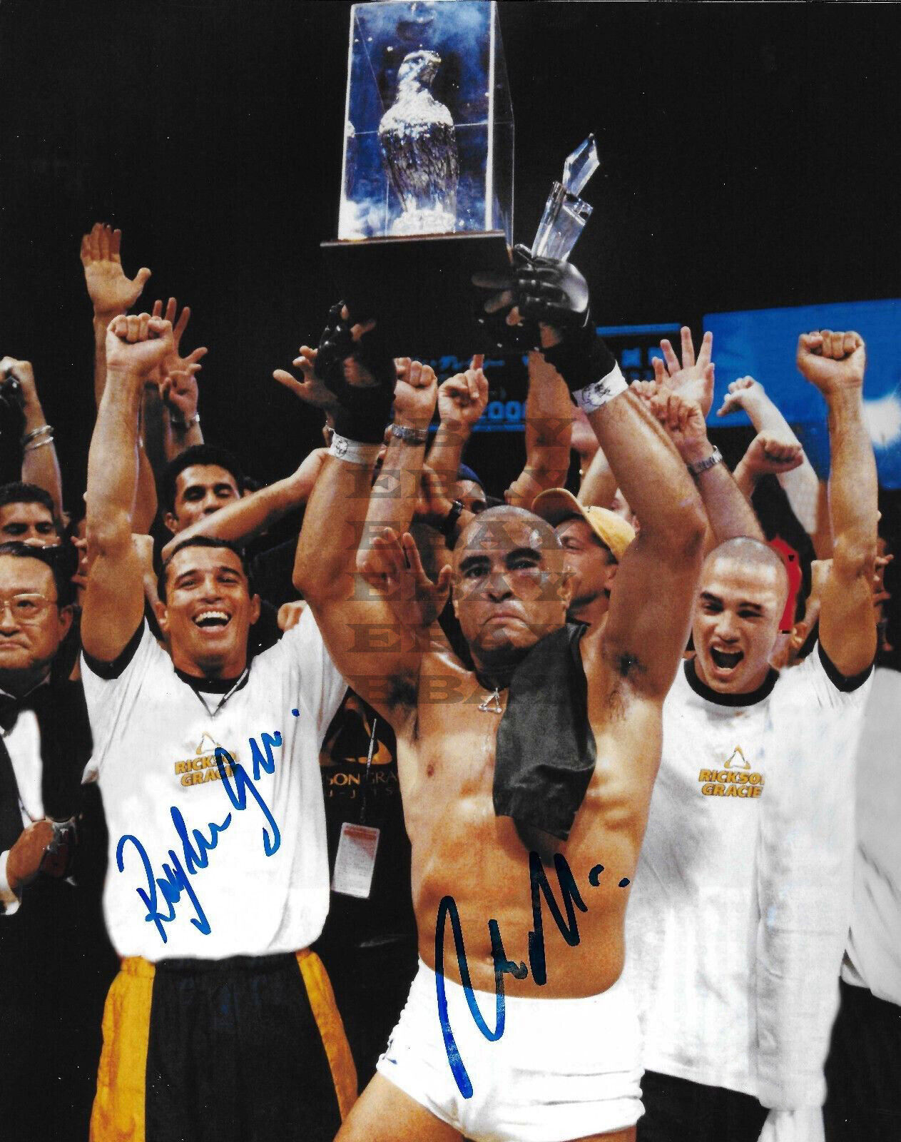 Rickson & Royce Gracie UFC Autographed Signed 8x10 Photo Poster painting Reprint