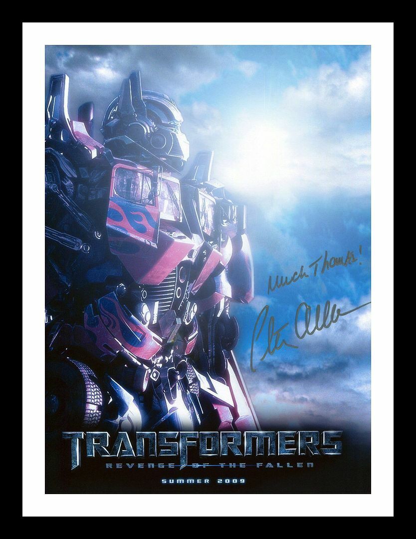 Peter Cullen - Optimus Prime Transformers Autographed Signed & Framed Photo Poster painting 1