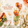Flower-11CT Stamped Cross Stitch Bookmark 18*6cm(Double Sided) tapestrymarket