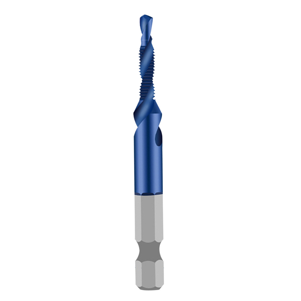

M3-M10 Titanium Plated HSS Combination Drill Tap Bit Countersink Tools (M3), 501 Original