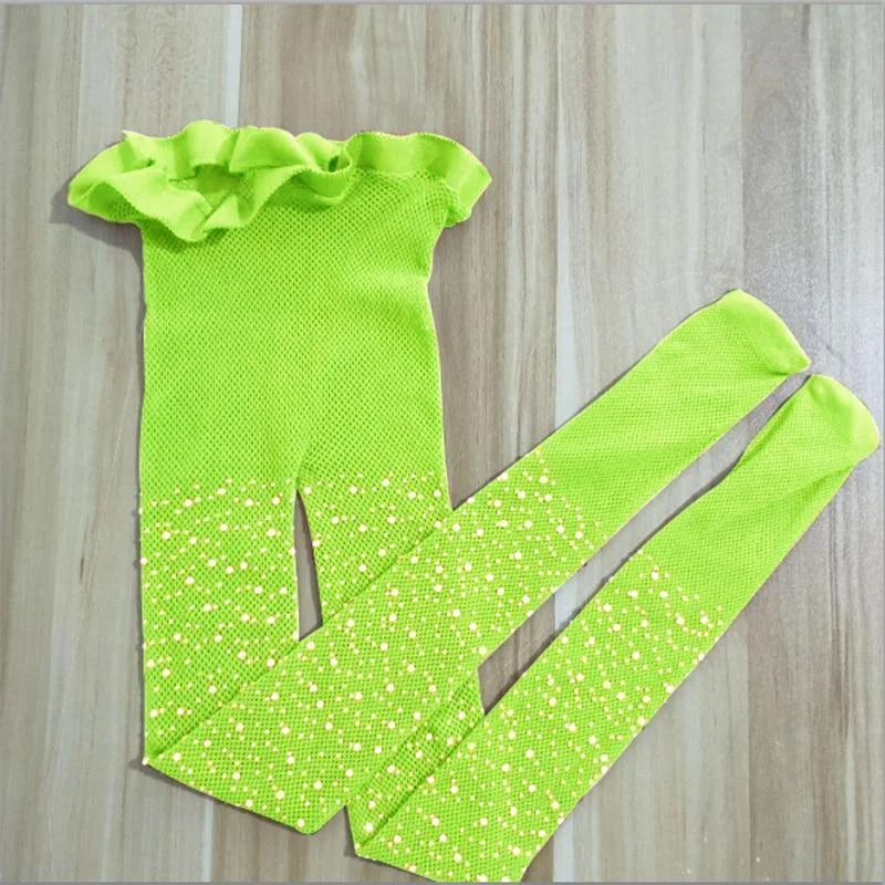 2019 Baby Pantyhose  Kids Shiny Rhinestone Girls Tights Fashion Kids Mesh Fishnet Bedding Fishnet Tights Stockings