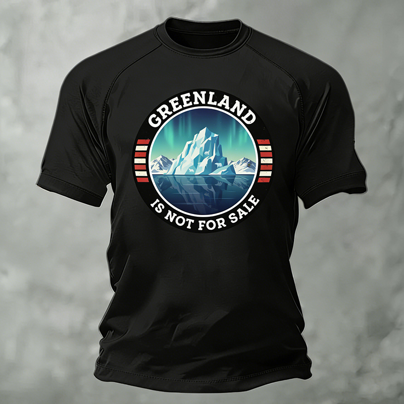 Men's Casual T-shirts Are Not Sold In Greenland. artswardrobe