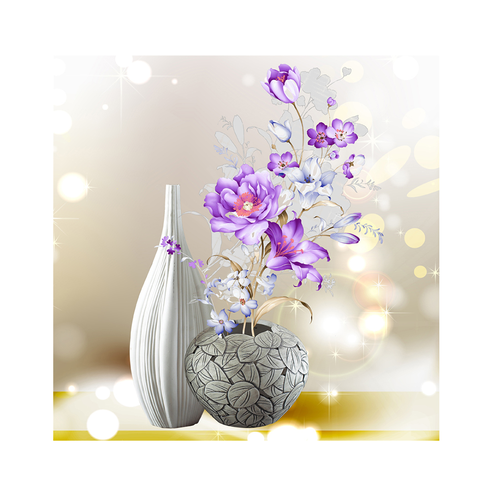 

Vase Magnolia - 11CT Stamped Cross Stitch - 56*61CM, 501 Original