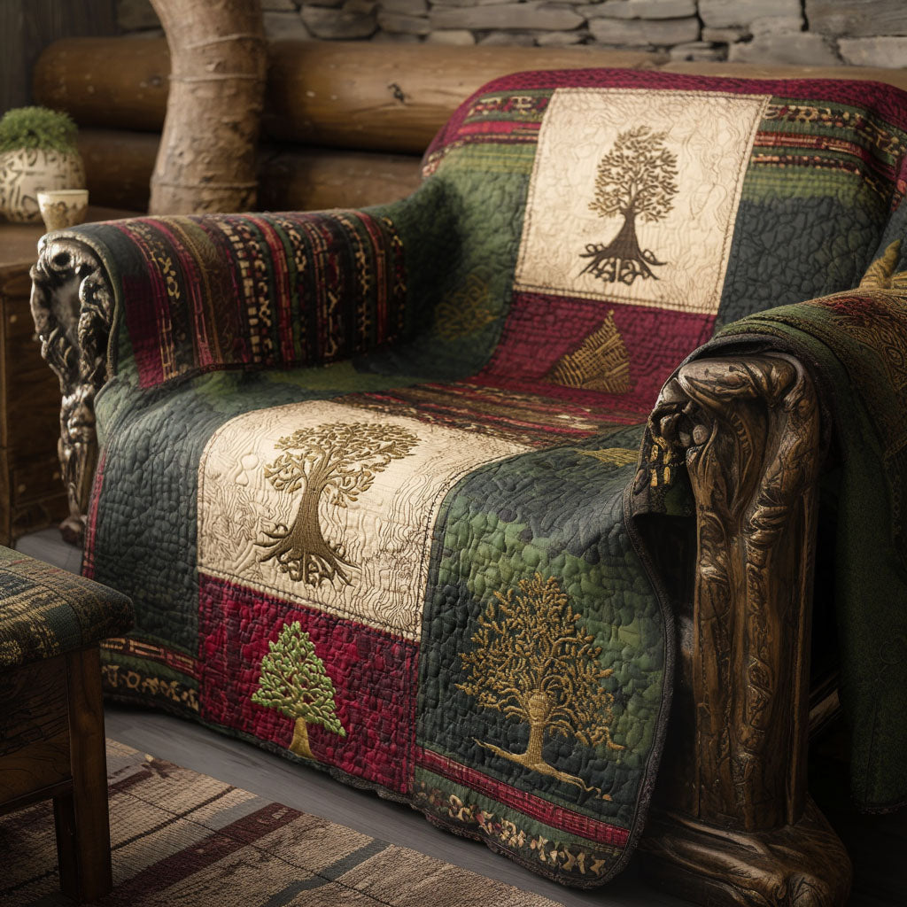 Soul of the Forest Quilted Sofa Cover NCU0PT11291 everthome