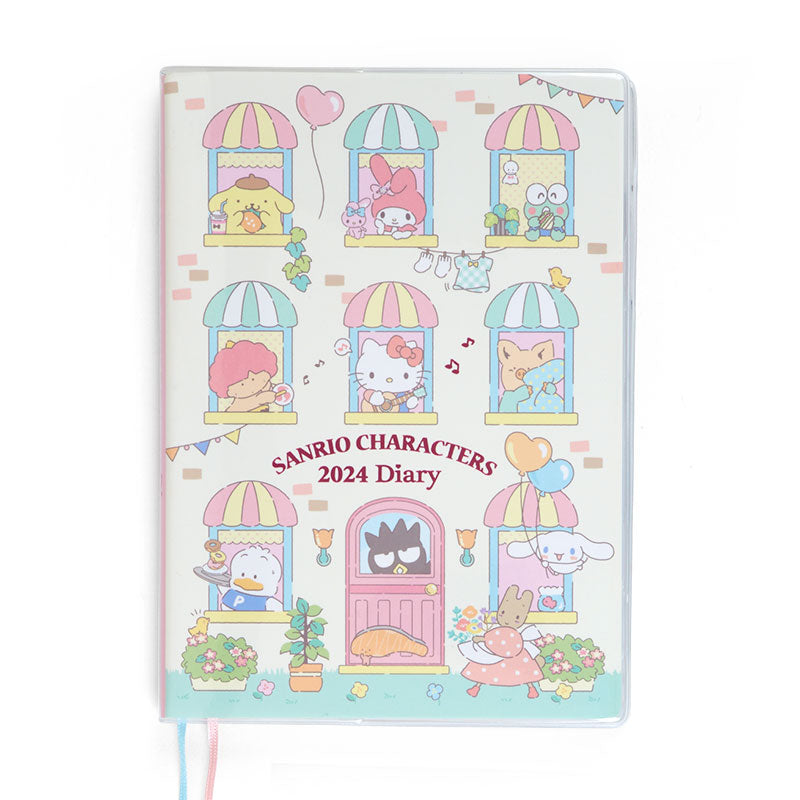 ❤SHIPPING NOW❤2024 Sanrio Characters B6 Weekly Planner Diary Notebook Schedule Book BLOCK TYPE Kitty Cinnamon My Melody w/ BONUS GIFT A Cute Shop - Inspired by You For The Cute Soul 