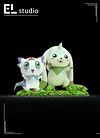 Small & Big Scale Culumon & Terriermon - Digimon Resin Statue - EL Studio