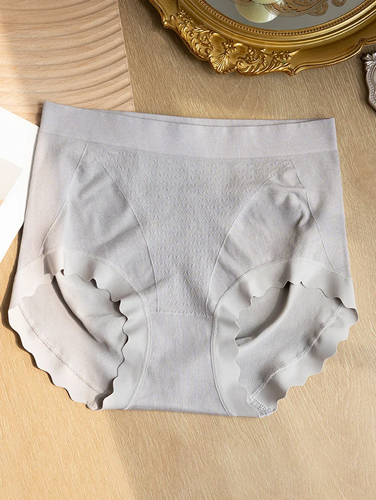 Solid Color High Elastic Hip Lifting Panty