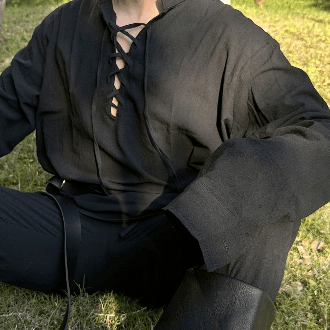 Vintage Linen Renaissance Viking Shirt-inspireuse