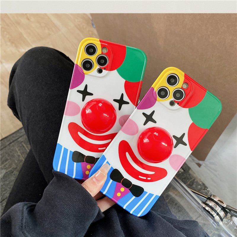 3D Cartoon Clown Phone Case