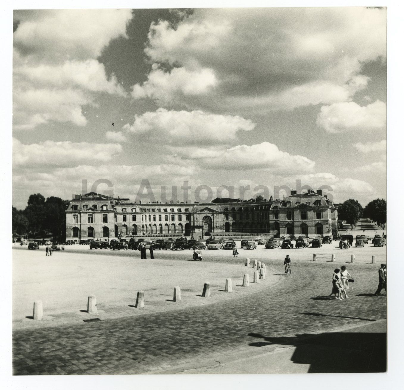 Historic France - Vintage 8x8 Publication Photo Poster paintinggraph - Versailles