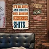 It's All Shits and Giggles Until Someone Giggles and Shits - Vintage Metal Signs(8*12Inch/12*16Inch) - Warning