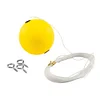 Prime-Line GD 52286 Stop-Right Garage Stop Ball with Retracting Cord &ndash; Contact Windshield for Safe Garage Parking, Can be Connected to Garage Door so Ball Retracts (1 Kit) Yellow
