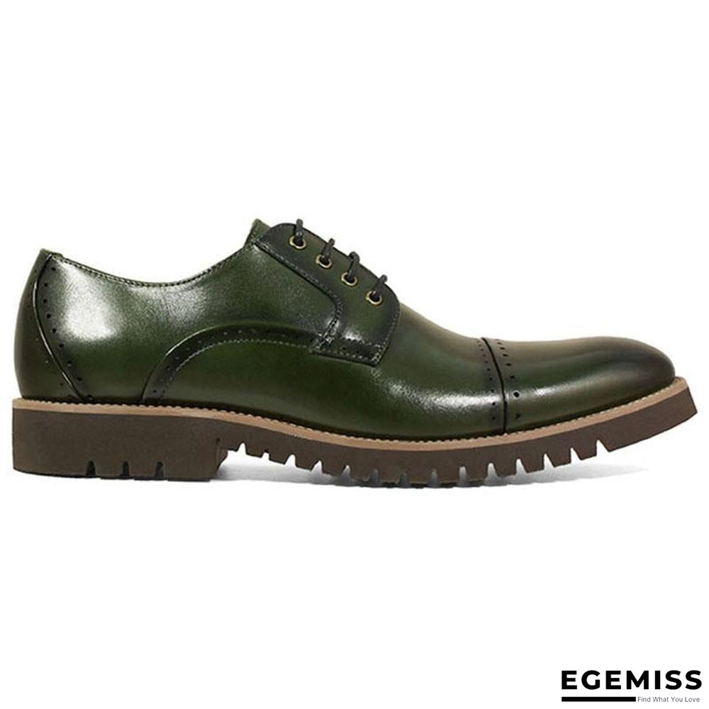 Men's Fashion Leather Derby Shoes | EGEMISS