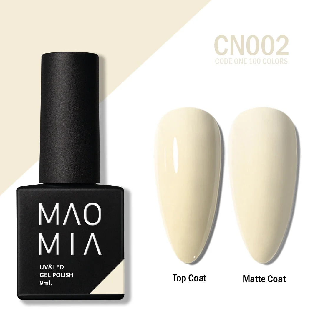 MAOMIA CODE ONE Gel Polish 100 Colors Soak Off UV/LED 9ML Professional Salon Nail Paint Semi Permanent Manicure
