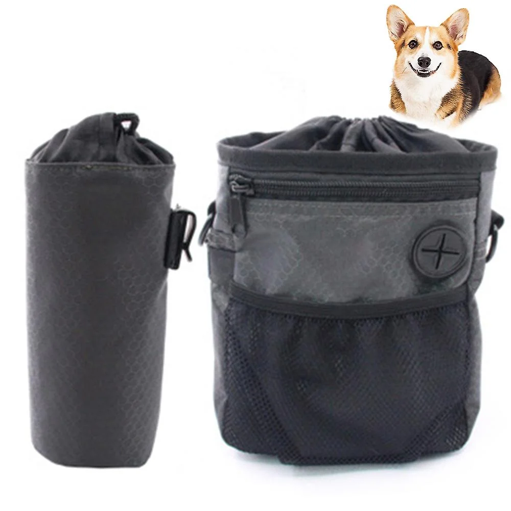 Dog Treat Training Pouch Dog Training Kit Built-in Poop Bag Dispenser