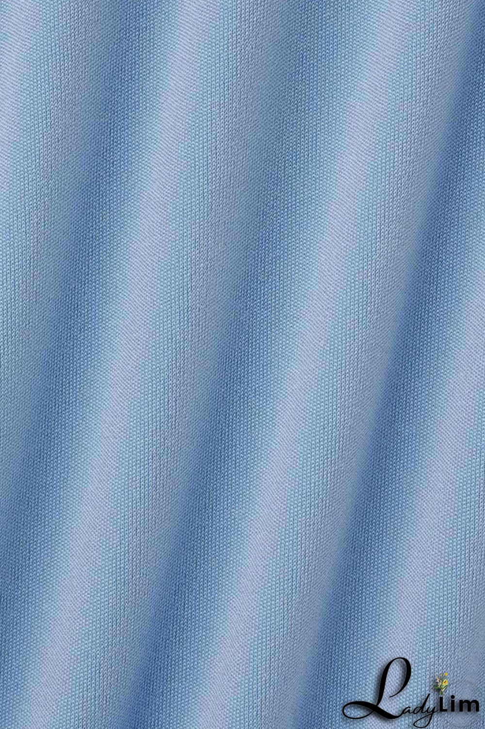 Cyan Fashion Casual Solid Patchwork Feathers O Neck Sleeveless Two Pieces