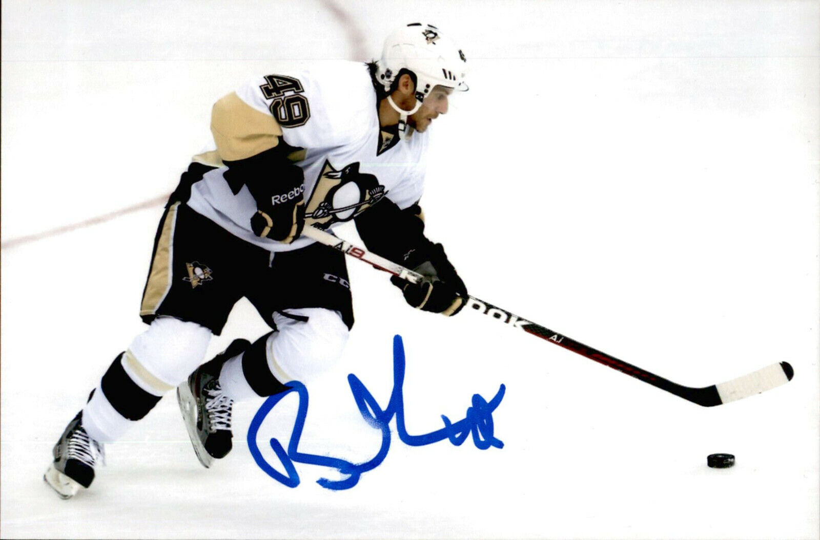 Brian Gibbons SIGNED 4x6 Photo Poster painting PITTSBURGH PENGUINS