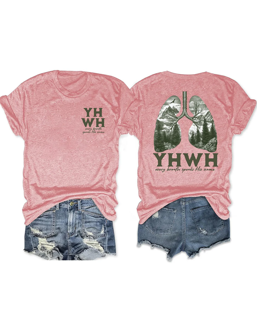 Yhwh Lungs Christian T-shirt
