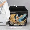 (US Local)DIY Diamond Painting Storage Box Canvas Organizer Box Diamond Painting Kit (H)