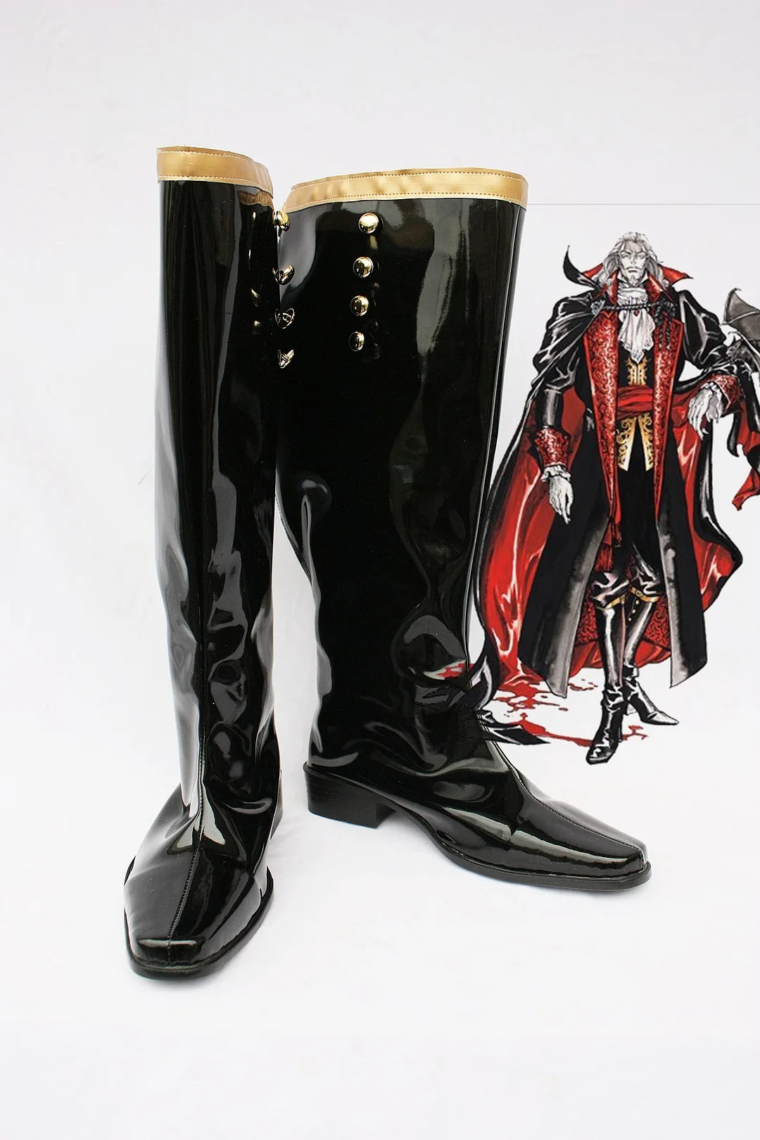 Castlevania Count Cosplay Boots Shoes