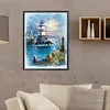 Seaside Lighthouse-Full Round Diamond Painting 30*40CM
