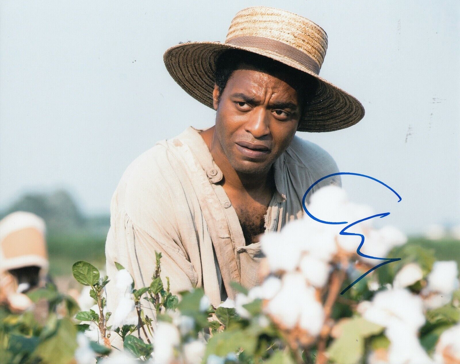 CHIWETEL EJIOFOR signed (12 YEARS A SLAVE) Movie 8X10 Photo Poster painting *Solomon* W/COA #1