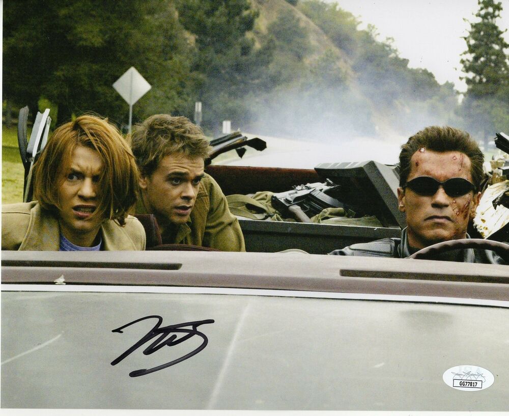 Nick Stahl Autograph 8x10 Photo Poster painting Terminator 3 Rise of the Machines Signed