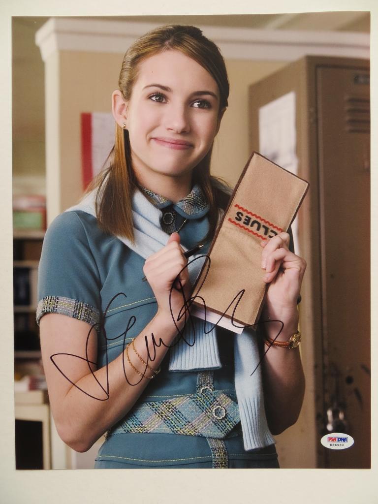 Emma Roberts Signed Authentic Autographed 11x14 Photo Poster painting (PSA/DNA) #H86930