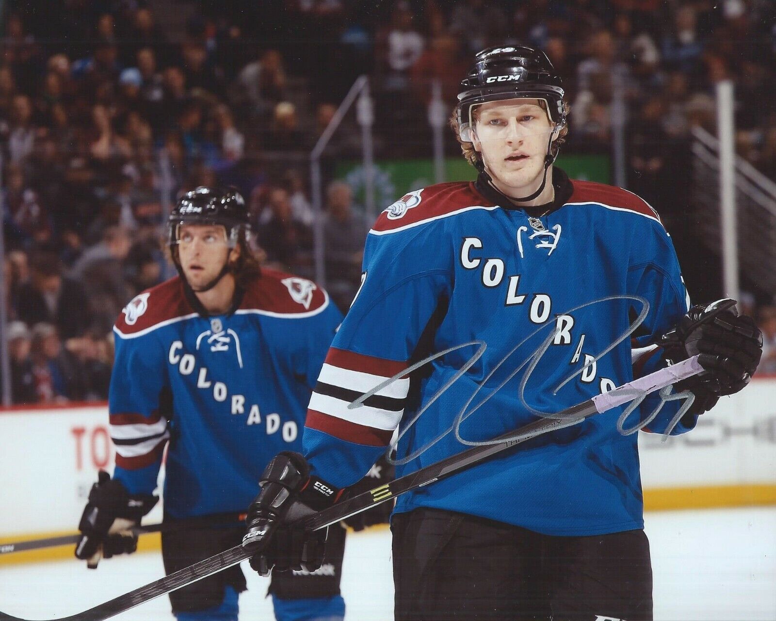 Nathan MacKinnon Signed 8x10 Photo Poster painting Colorado Avalanche Autographed COA 10