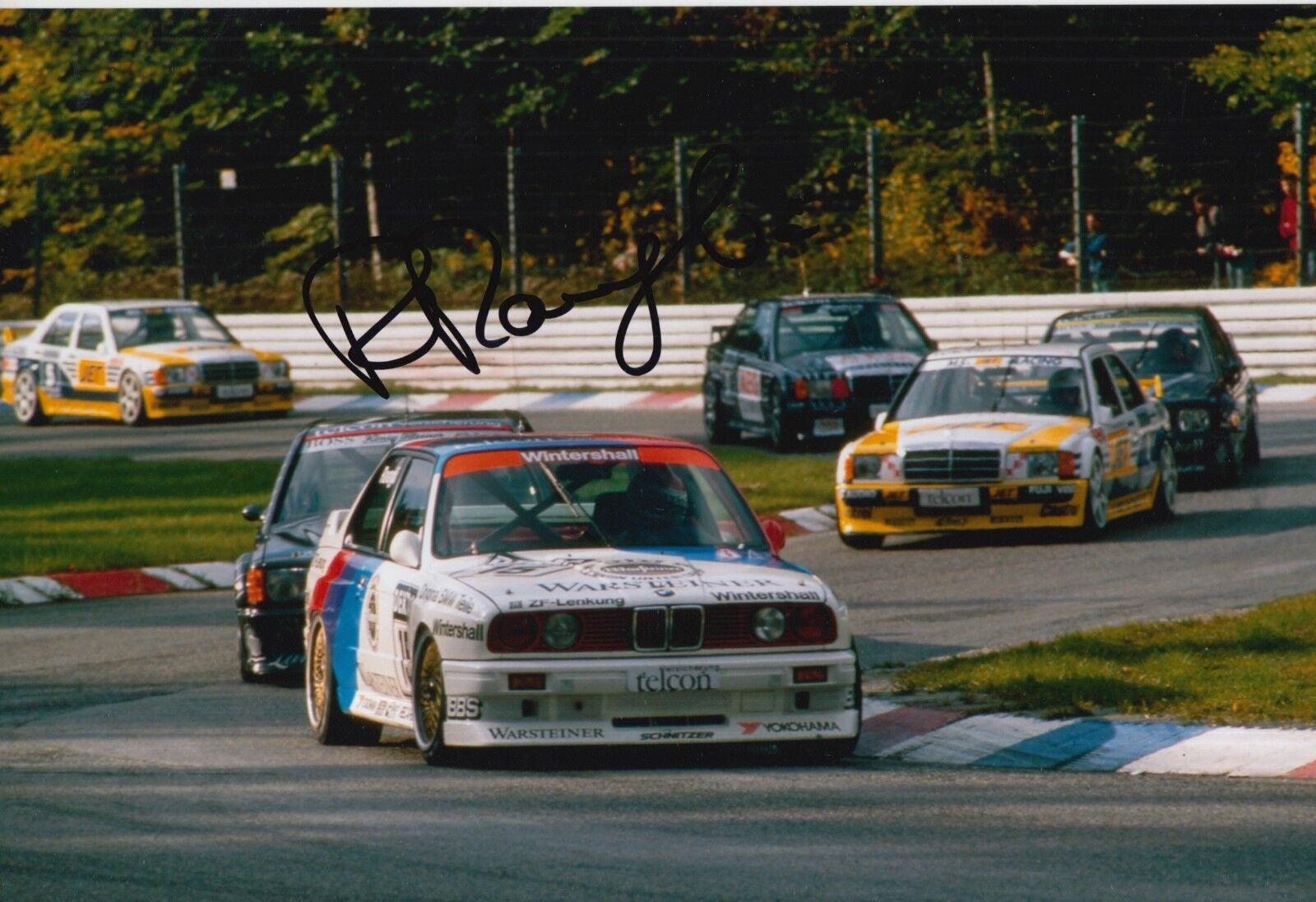 Roberto Ravaglia Hand Signed BMW Motorsport 12x8 Photo Poster painting 5.