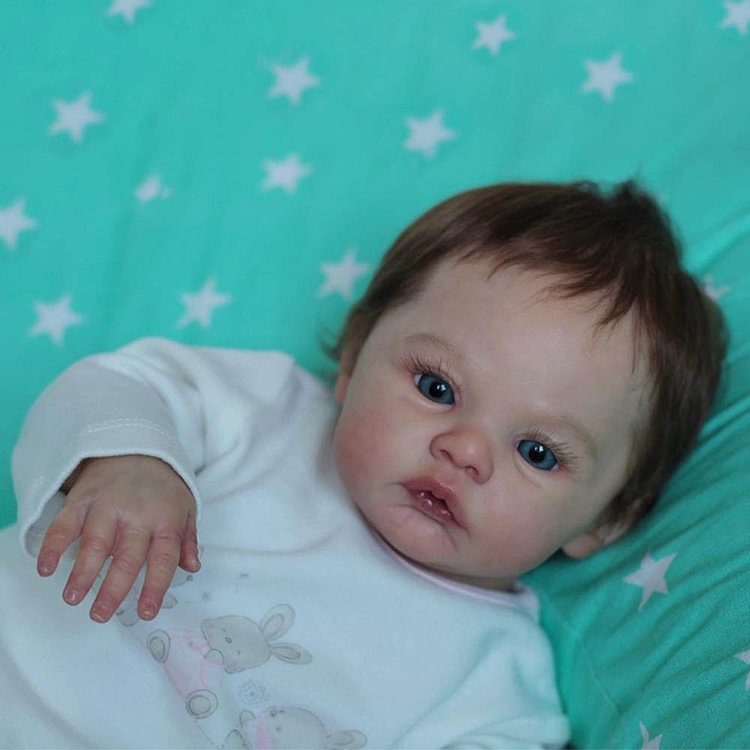  17" Lifelike Innocent and Lovely Reborn Awake Newborn Girl Named Dreama - Reborndollsshop®-Reborndollsshop®