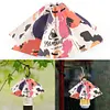 10PCS Outdoor Umbrella Lampshade Kraft Paper Hanging Lantern Cover for Camp Lamp