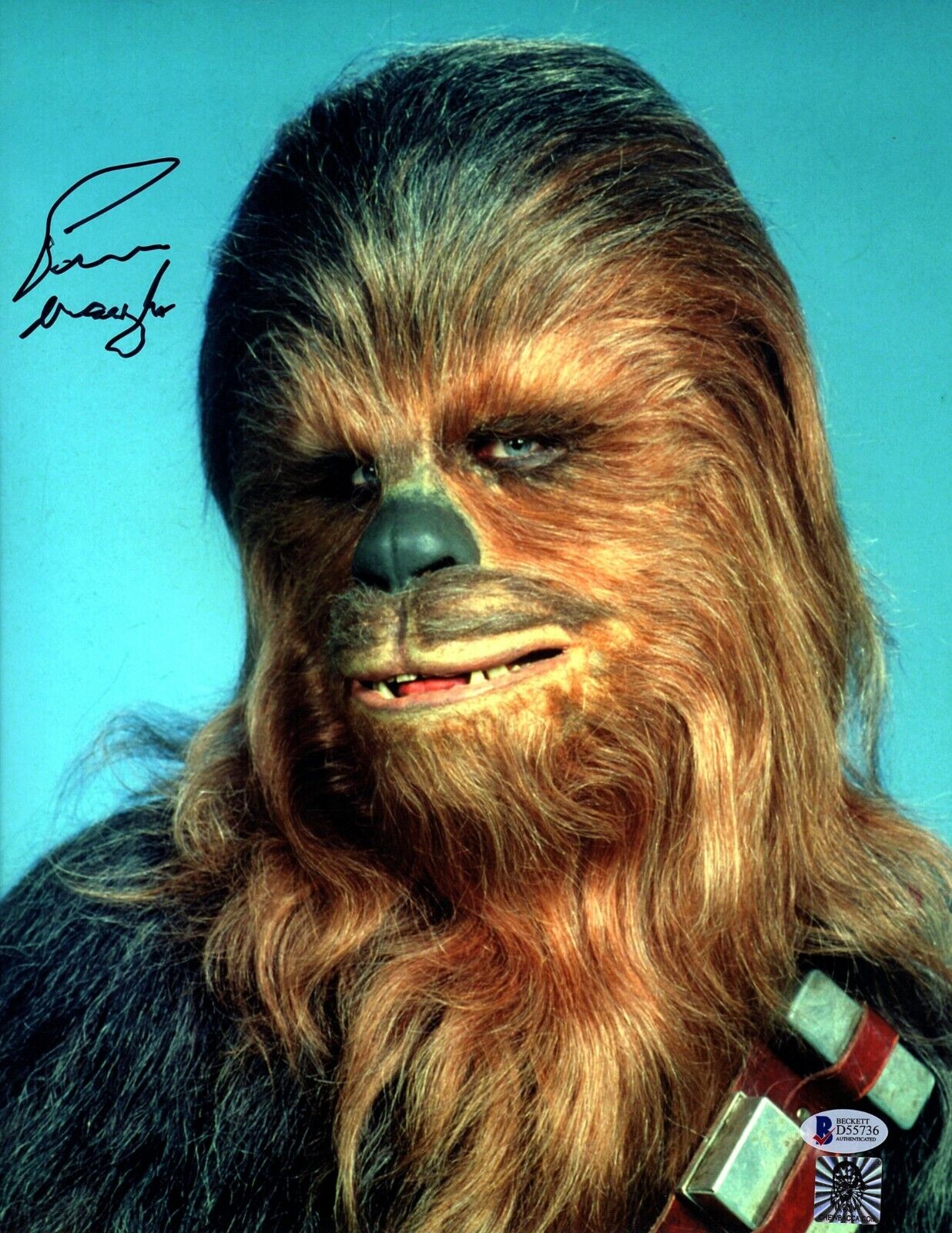 PETER MAYHEW Signed STAR WARS Chewbacca