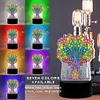 DIY Diamond Painting 7 Color Night Light Lamp Home Decoration Ornament Gift Kit(Tree)