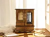 Vintage Solid Wood Jewelry Storage Box