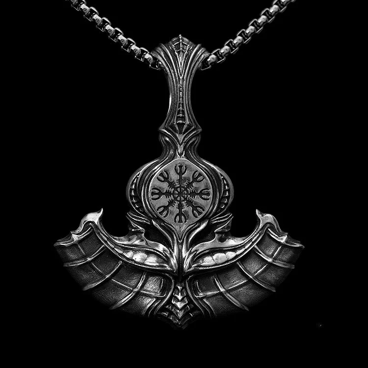 Coutureaura 925 Sterling Silver Mjolnir Necklace