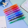 80PCS Color Erasable 0.7mm Gel Pen Eraser Temperature Control School Season Student Office Stationery