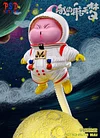 Astronauts Buu alone on the moon night light with LED - Dragon Ball Resin Statue - PSD Studios