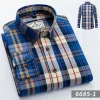 Cotton business plaid shirt