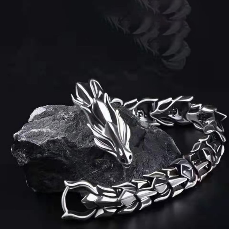 Punk Dragon Head Bracelet