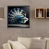 (40*40cm)Peacock Skirt Girl - Full Round Drill Diamond Painting