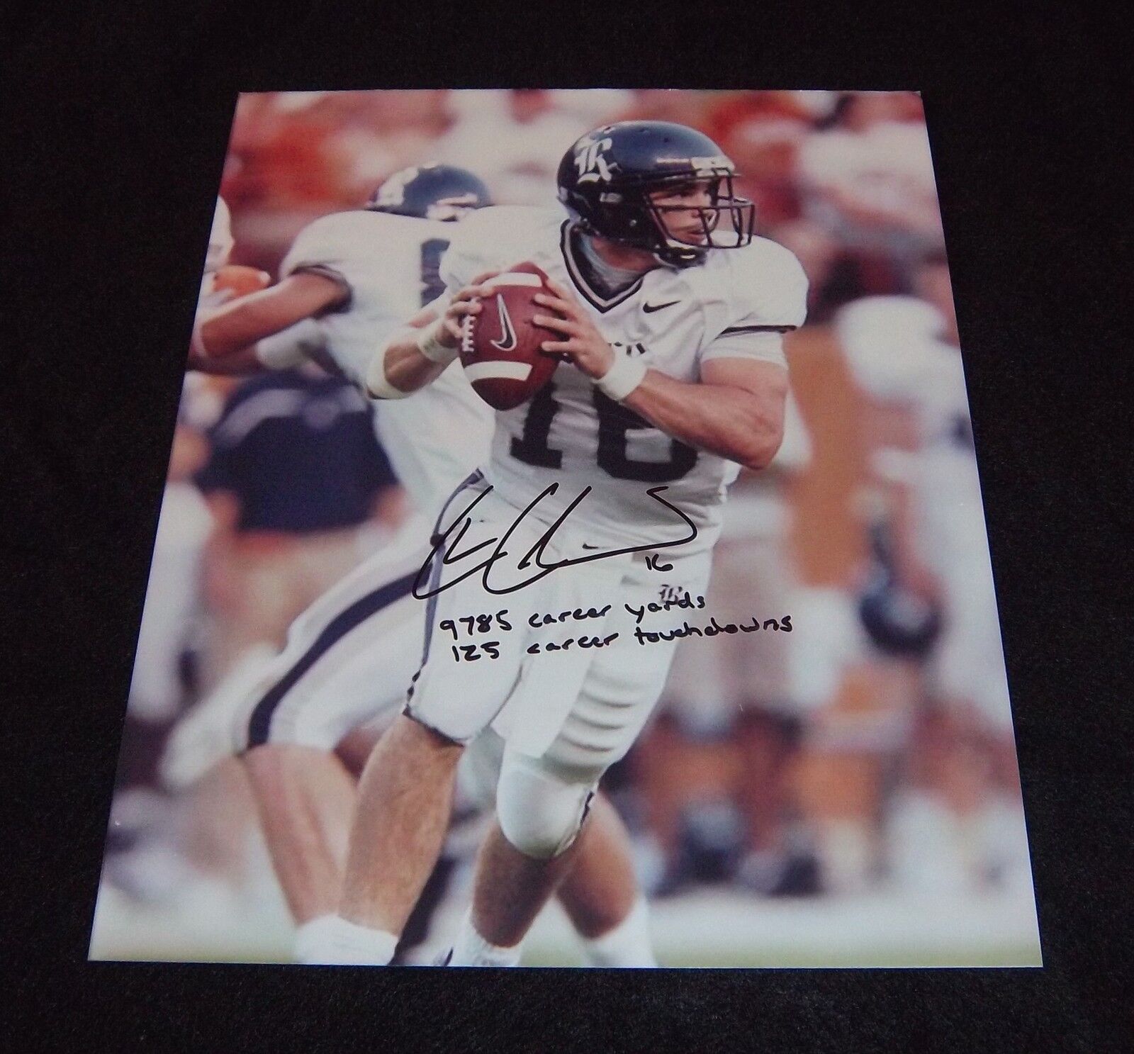 Rice University Owls Chase Clement Signed Autographed Photo Poster painting COA Career Stats