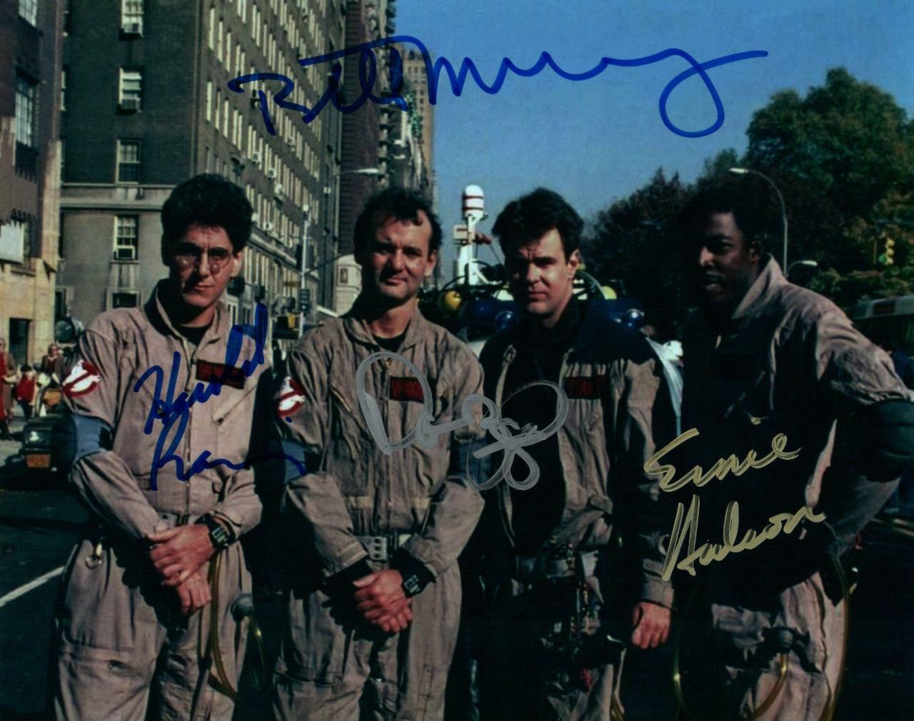 Ernie Hudson Aykroyd Murray Ramis 8x10 Autographed signed Photo Poster painting Picture and COA