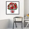 Vase Flower-Crystal Rhinestone Diamond Painting