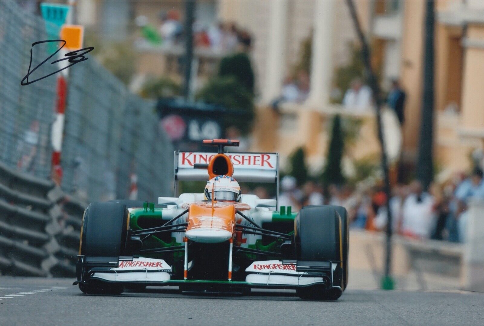 Paul di Resta Hand Signed 12x8 Photo Poster painting F1 Autograph Force India 11