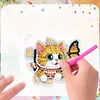 6Pcs Butterfly Kitten Diamond Painting Fridge Magnet Diamond Art Magnets Decals Kit