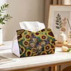 Diamond Painting Sunflower Butterfly PU Leather Tissue Box for Napkin Holder