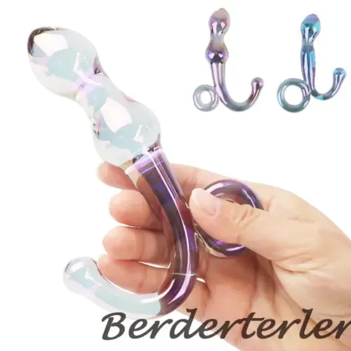 pornhint Pornhint Crystal Glass Anal Plug Masturbation G-Spot Massager Tmasturbation Sex Toys