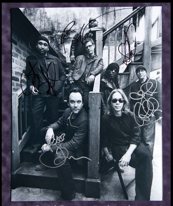 GFA Carter-Stephan-Boyd-Tim-Jeff * DAVE MATTHEWS BAND * Signed 11x14 Photo Poster painting B COA